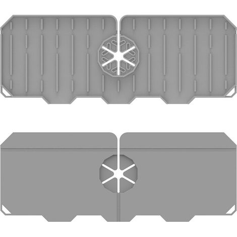 Tapis d'évier en Silicone, dosseret de robinet de cuisine et de salle de bains, tampon de vidange arrière absorbant. (1/5)