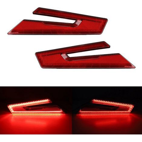 1 pair of Polaris RZR PRO XP XP4 12V LED brake taillights suitable for 20-21 year old models. (1/5)