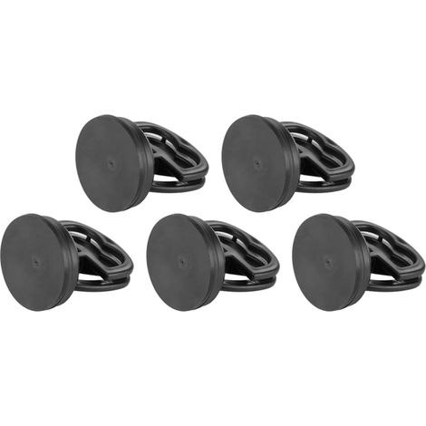 de débosselage à ventouses noires en 5 pièces portable pour