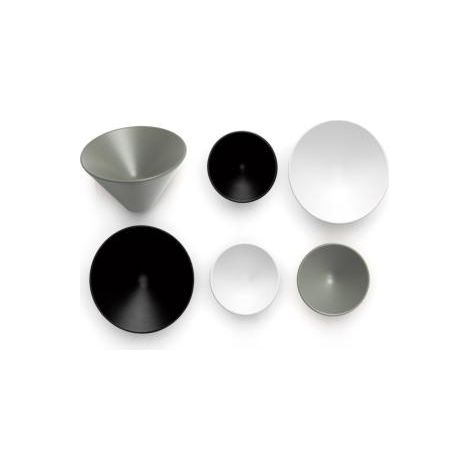 Pomo CONIC 0538 ZAMAK - Gris musgo / Ø 43 / H 25