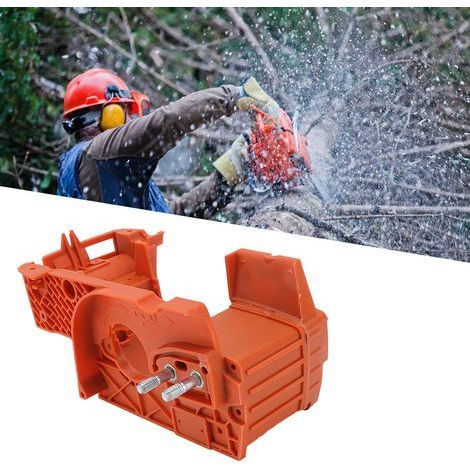Carcasa del cárter y depósito de aceite para motosierra Husqvarna 137 142 (1/5)