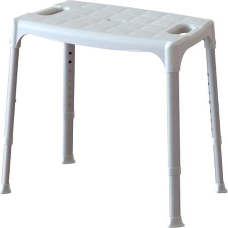 Sedia Doccia Antiscivolo "Comfort" Regolabile Bianco - P.30 X L.51 Cm (1/2)