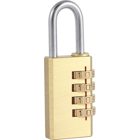 TIMCO Brass Combination Padlock - 28mm
