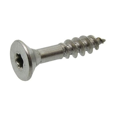 Vis bois tete fraisee six lobes ou torx-inox a2 - Ø mm.3,5 - L/Lf mm.25/17 - Cond..200
