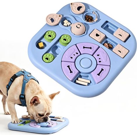 Jouets Puzzle pour Chiens, Jouet Chien Interactif, Jouet Puzzle Chien Chat, Interactif à Curseur (1/5)