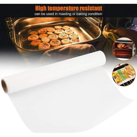 Kitchen Parchment Paper 10m Parchment Paper for Cookies, Non-Stick Kitchen Parchment Paper Baking Sheets for Baking BBQs and Breezes（2 Pcs） (1/4)