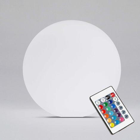 Boule led lumineux polyéthylène blanche (1/4)