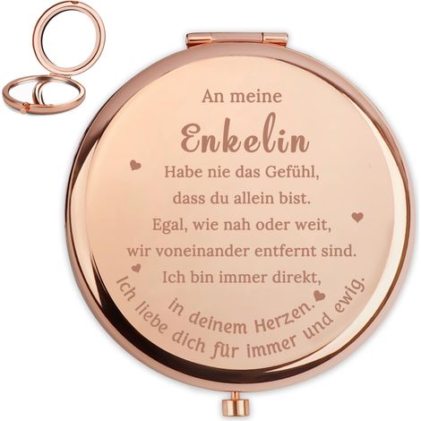 Cadeaux petite-fille, cadeau pour petite-fille, miroir cosmétique (1/5)