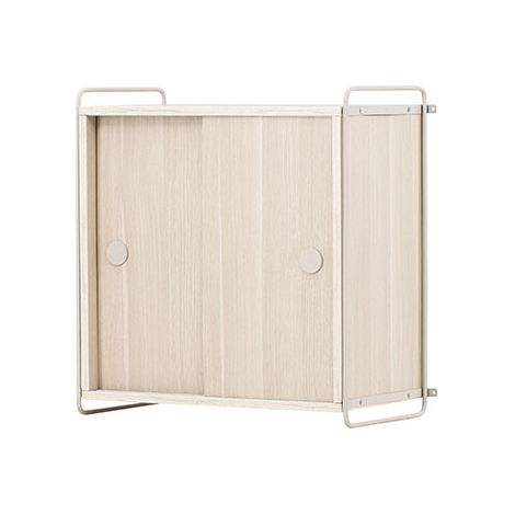 Parly Sideboard Wandschrank 2 Türen whitewash.