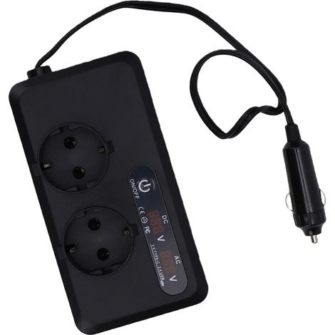 Convertisseur de Tension de Voiture 400W 12V Adaptateur Allume-Cigare Prise de Voiture avec 4 Ports USB et 2 Type-C pour Ordinateurs Portables et Téléphones Portables dans la (1/5)