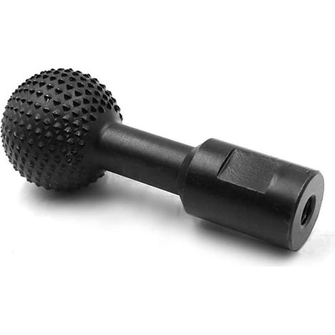 Fraise rotative boule 10mm, embout sphérique en carbure pour sculpture, ponçage et polissage du bois, accessoire pour perceuse ou meuleuse d'angle 100mm, outil de finition précis (1/5)