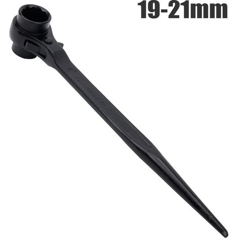 Clé à cliquet à embout pointu - 19-21 mm - pour entretien mécanique et automobile - 1 pièce (1/5)