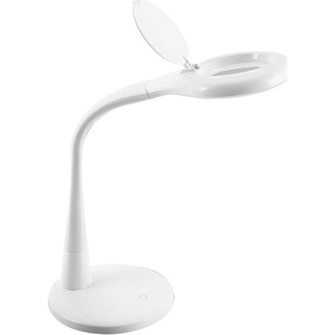 Plath White Flexo 8W 595lm Touch-Lupe 43x18x38cm (1/3)