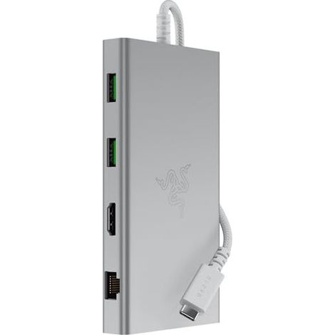 Razer USB-c Dock filaire USB 3.2 Gen 1 (3.1 Gen 1) Type-c Aluminium