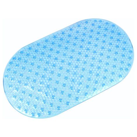 Gloss Anti-Slip Bath Mat 39x69 Blue (1/5)