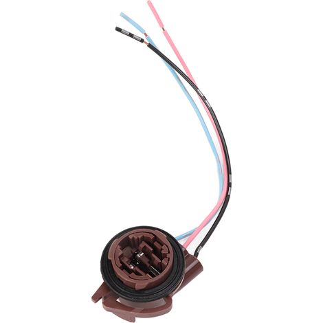 2pcs support ampoule 3157 3057 3155 3357 3457 3757 4057 4114 4157 3156 3056 3456 4156 prémonté fil cuivre ABS pour LED clignotant frein (1/5)