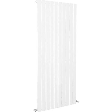 SKY Bathroom Flat Panel Radiator Vertical 1600x680mm Single White