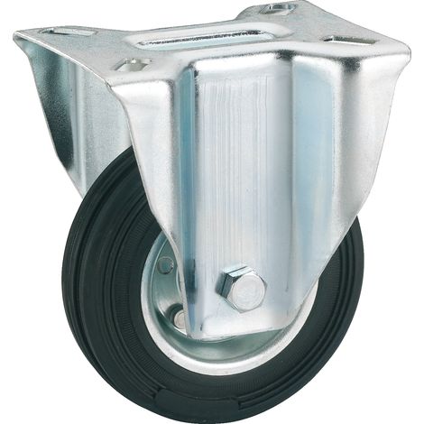 Bockrolle 125 x 37 mm, Tragkr. 100 kg Möbelrollen (1/2)