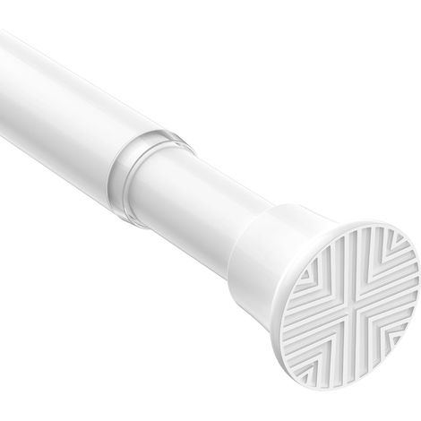 Tringle Rideau Sans Percage 58-118 Cm, Blanc Pour FenêTre, (DiamèTre 22mm) (1/5)