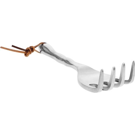 Ancinho De Metal Compacto Para Jardim, Mini Ancinho De Quatro Garras Para Soltar A Terra E Remover Ervas Daninhas. (1/5)