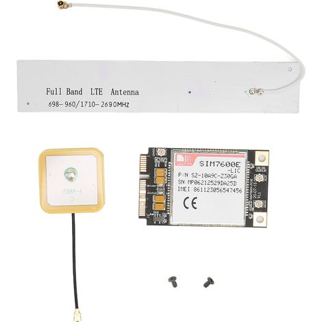 Carte WiFi Mini PCIE 7600EL1C, chipset réseau sans fil Mini PCIE avec emplacement pour carte SIM et antenne (1/5)