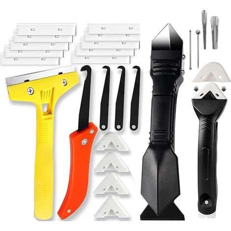 26 Pièce Outils de L'enlèVe Joint, Joint Calfeutrage Outils (1/4)