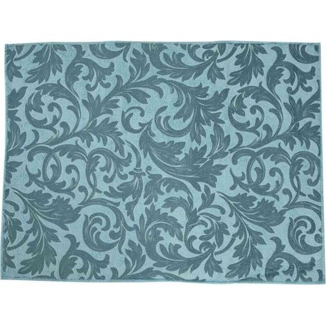 Paquet de 2 Tapis SéChage Vaisselle Absorbant Lavables en Machine pour Comptoir Cuisine Grand (Vigne Bleue) (1/4)