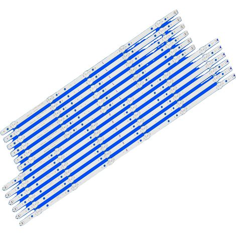 LED-Hintergrundbeleuchtungsstreifen, Länge 1305mm, 11 LED-Perlen pro Streifen, 3V Spannung pro LED, Paket mit 12 Streifen, Kompatibilität mit (1/5)
