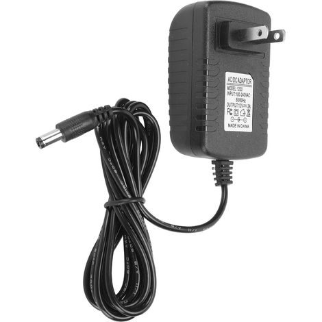 Bloc d'alimentation externe 12V 2A AC-DC basse tension avec connecteur 3/4 broches pour enceintes et humidificateur, prise US 100-240V (1/5)