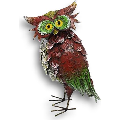 Figurine hibou éclat sauvage 30x15x41cm (1/5)