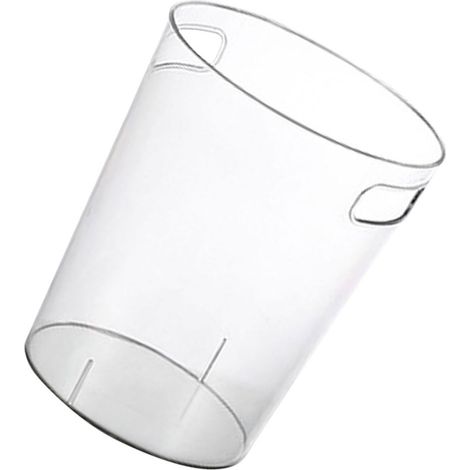 transparente en PET avec poignée Grande capacité Conteneur à (1/5)