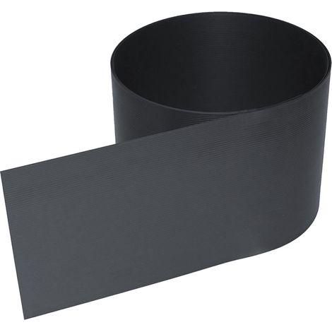 Jiubiaz Brise-vue rigide PVC 2,5x0,19 m gris foncé lot 20 bandes pour grillage panneau double fil anti-vent et UV (1/5)