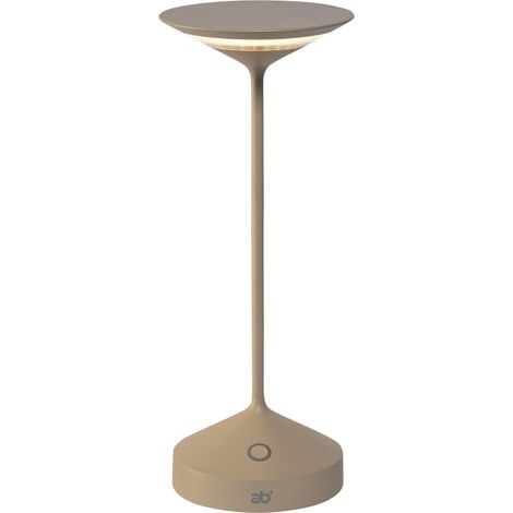 ab by Abert Tempo Lampada da Tavolo Portatile Sabbia 28 cm