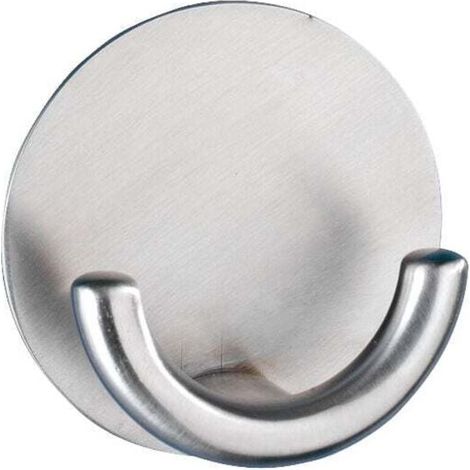 Rondo Doppel-Wandklebehaken, gebürsteter Edelstahl