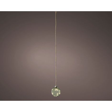 Boule Cristal Led Lumineo Vert D'eau éclat Microled, Design Cristal, Couleur Apaisante. - Lumineo (1/2)