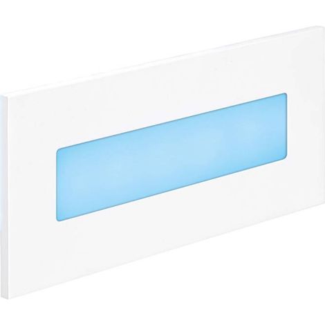 BALIZ 3 Encastré Mur rectang. fixe blanc LED intég. 3,8W bleu ARIC 50383 (1/5)