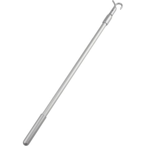 Teleskopierbare Aluminium-Fensterrollo-Verlängerung mit drehbarem Hakenmechanismus, 33–60 cm