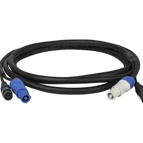 Cavo DMX con connettore Powercon, elevata compatibilità, costruzione robusta, 2 metri (1/2)