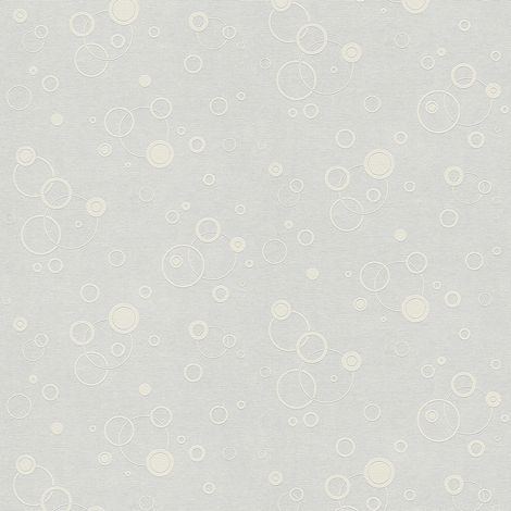 Papier peint intissé blanc à motif bulles à peindre Papier peint intissé à motifs en vinyle pour salon et salle de bain (1/4)