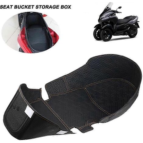 Pour motos Tricity 300 XMAX 300 125 400 250 : doublure de coffre de rangement, housse de réservoir, siège baquet. (1/4)