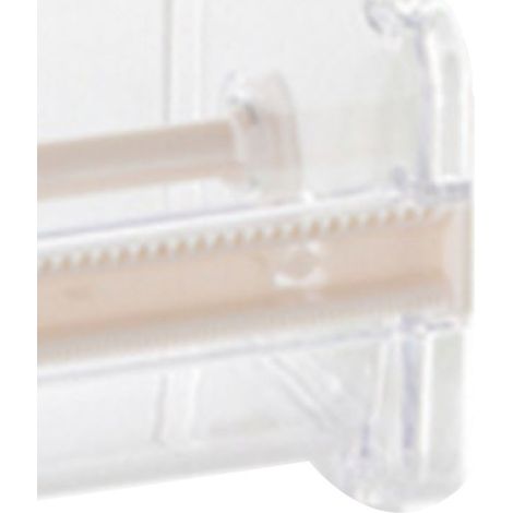 Coupe-ruban adhésif créatif Washi, recharge de fournitures de bureau, porte-ruban transparent pour journaling, boîte de coupe, beige.