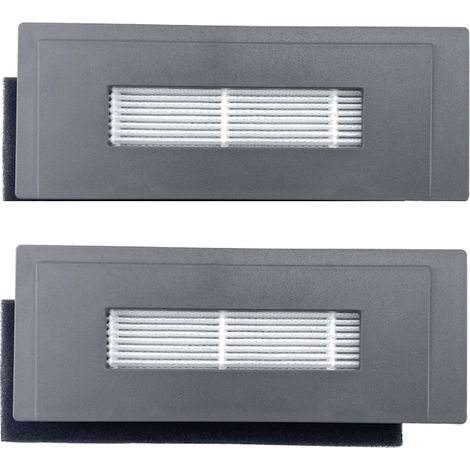 Hauptbürste, Wassertank, Seitenbürsten, Wischmopp, Tuchhalter, HEPA-Filter für Ecovacs Deebot OZMO 930 Saugroboter (2 Filter) (1/4)