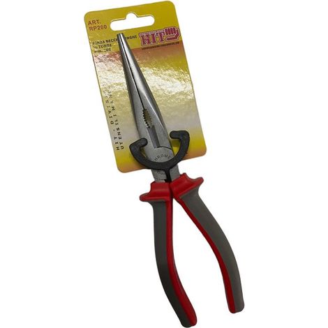 PINZA A BECCO BECCHI LUNGHI LUNGO 1/2 TONDI 200mm HIT TOOLS