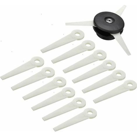 RHG Tête de débroussailleuse + 12 lames de coupe pour STIHL POLYCUT 6-3 FS38 FS40 FS45