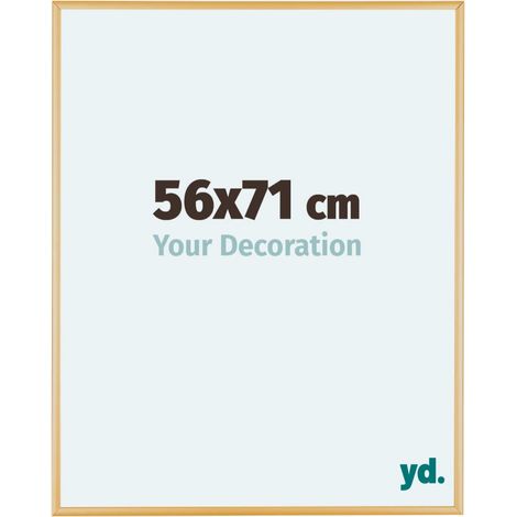 yd. - Cadre photo 56x71 - Or Vintage - Aluminium - Kent (1/5)