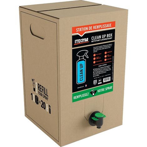 Nettoyant dégraissant CLEAN UP BOX 10 litres - ITW SPRAYTEC ITECMA