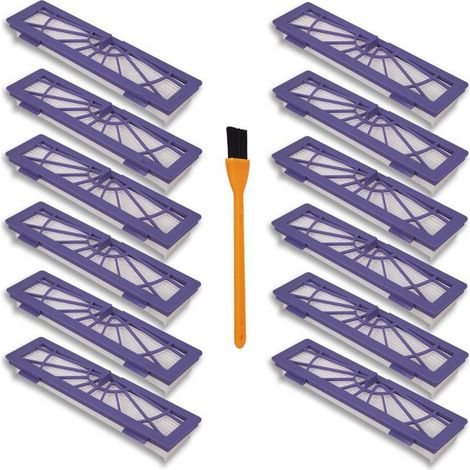 12 pcs haute performance Neato filtre de remplacement pour Neato Botvac Série 945-0123 Botvac D701 70 70e 80 85 D7 D5 D3 Série pièces (1/5)