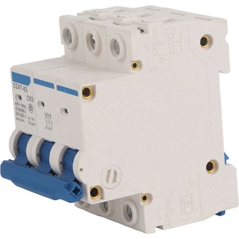 Disjoncteur Différentiel Résiduel DZ47-63 3Pôles 63A 220V/380V (1/4)