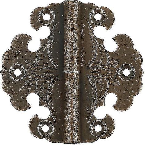 Charnière de boîte en bois vintage (1 pièce), charnière antique multifonctionnelle en métal (1/3)