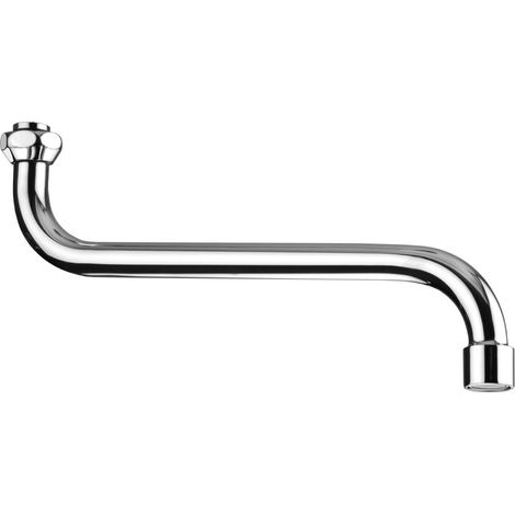 Cornat Rohrauslauf S-Form 25 cm verchromt Rohrausläufe